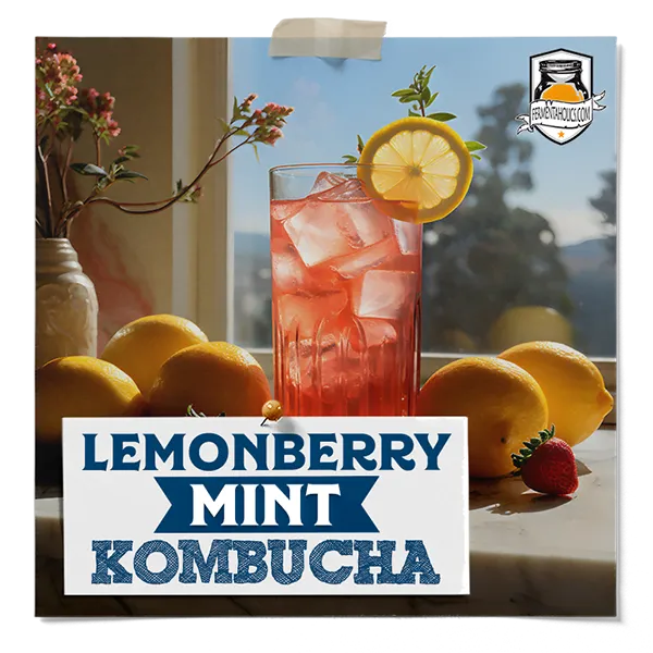 Lemonberry Mint Kombucha
