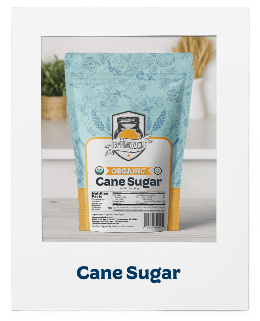 organic cane sugar