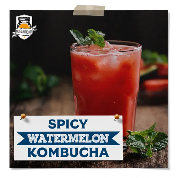 Spicy Watermelon Kombucha