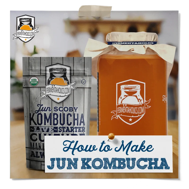 How to Make Jun Kombucha