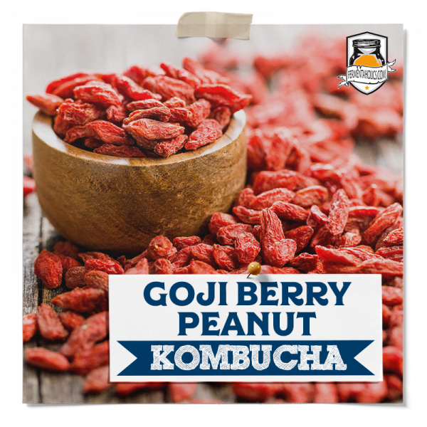 Goji Berry Peanut Kombucha