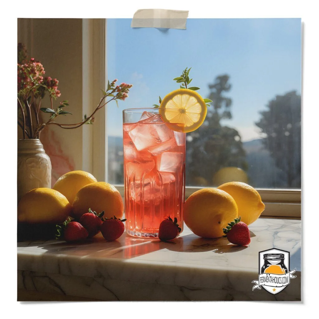 Lemonberry Mint Kombucha
