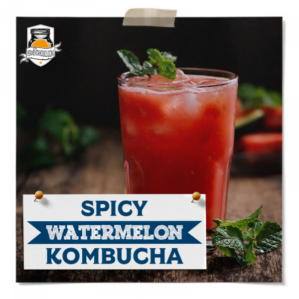 Spicy Watermelon Kombucha Recipe