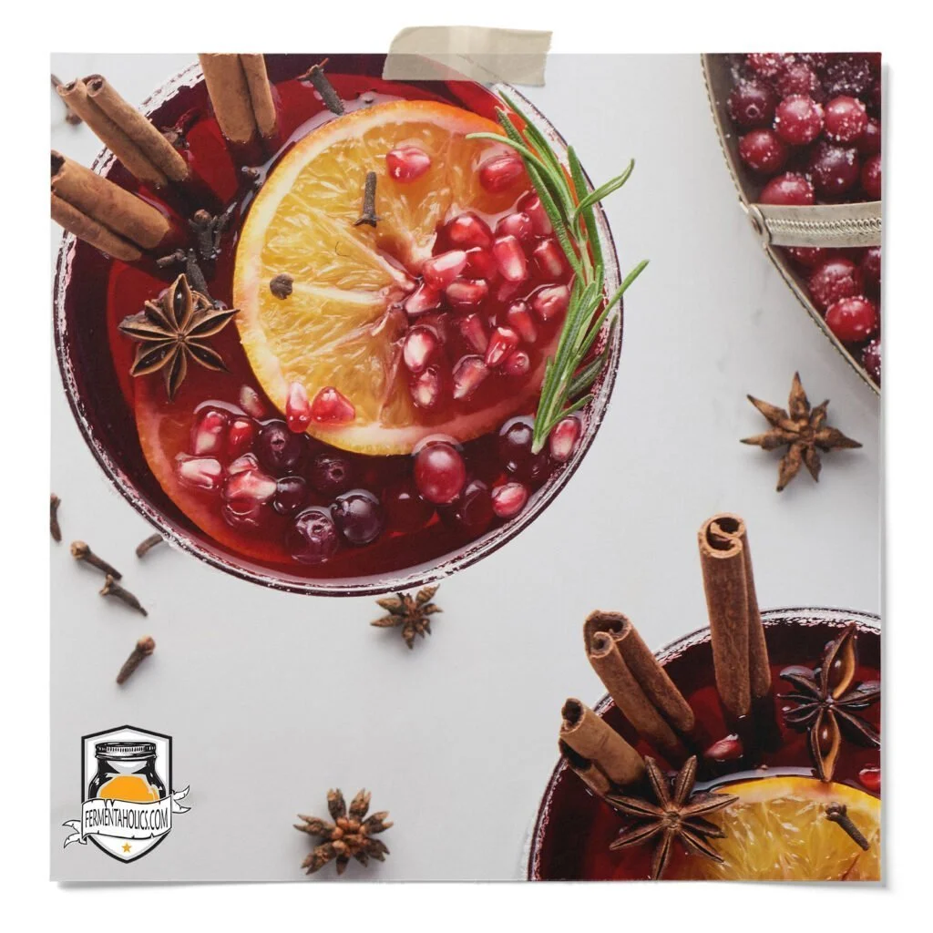 Cranberry Cinnamon Kombucha