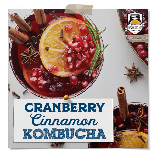 Cranberry Cinnamon Kombucha Recipe