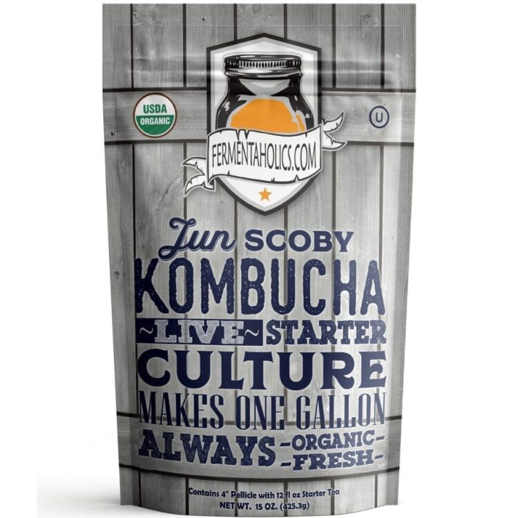 The Complete USDA Certified Organic Jun Kombucha Brewing Starter Kit Fermentaholics