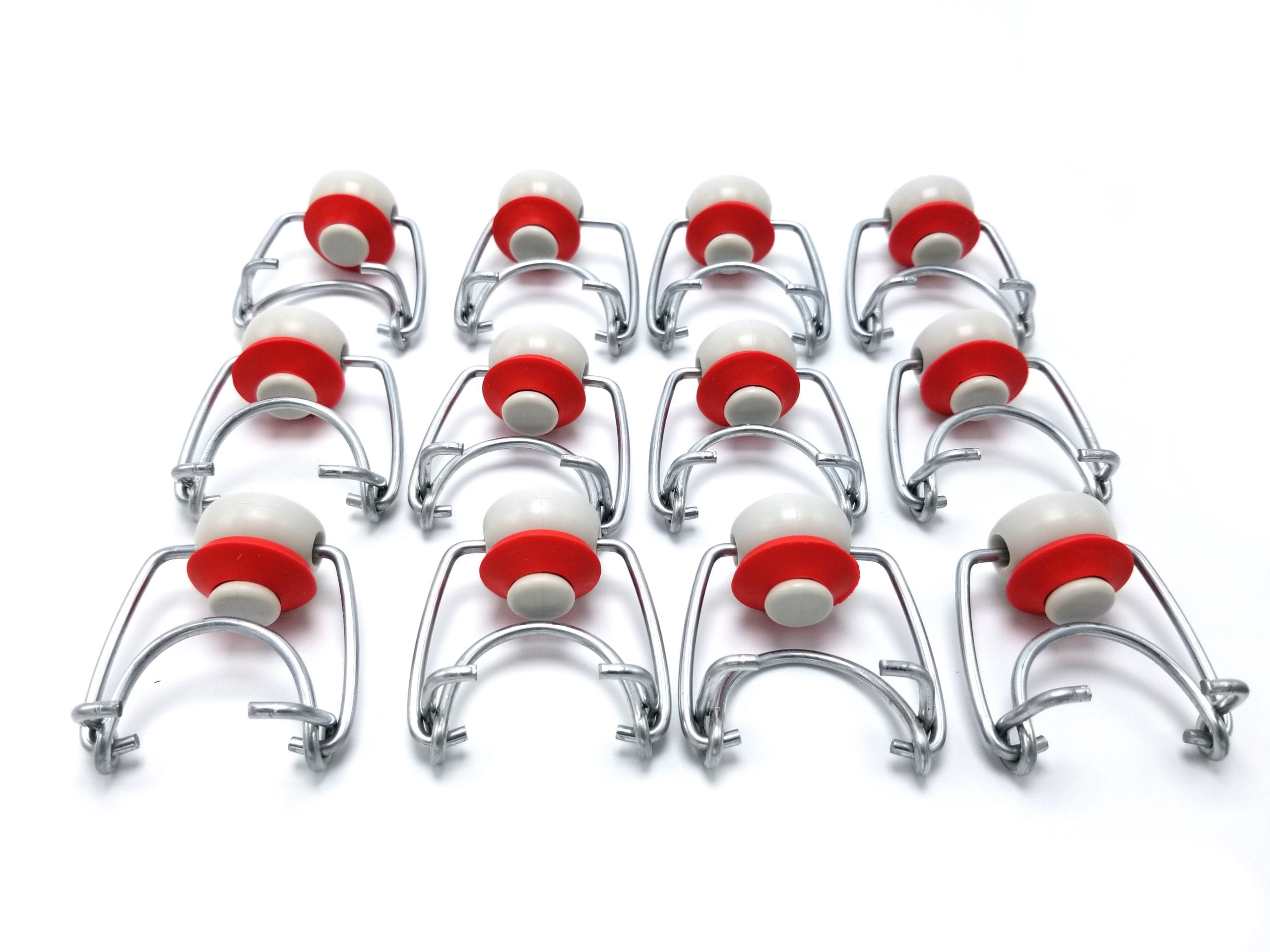 Swing Style Flip Top Bottle Replacement Caps With Rubber Gasket *12