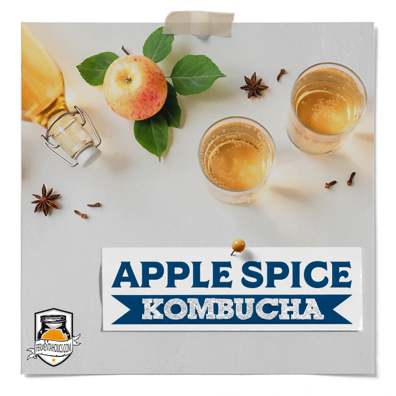 spiced apple kombucha