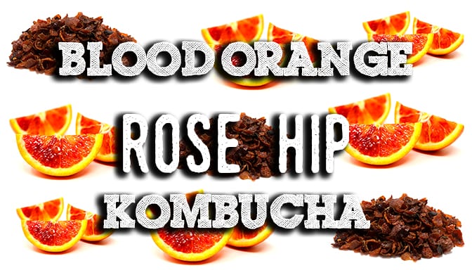 Blood Orange Rose Hip Kombucha