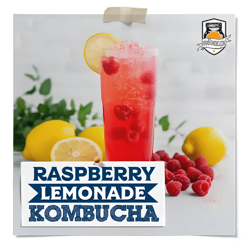 kombucha raspberry lemonade