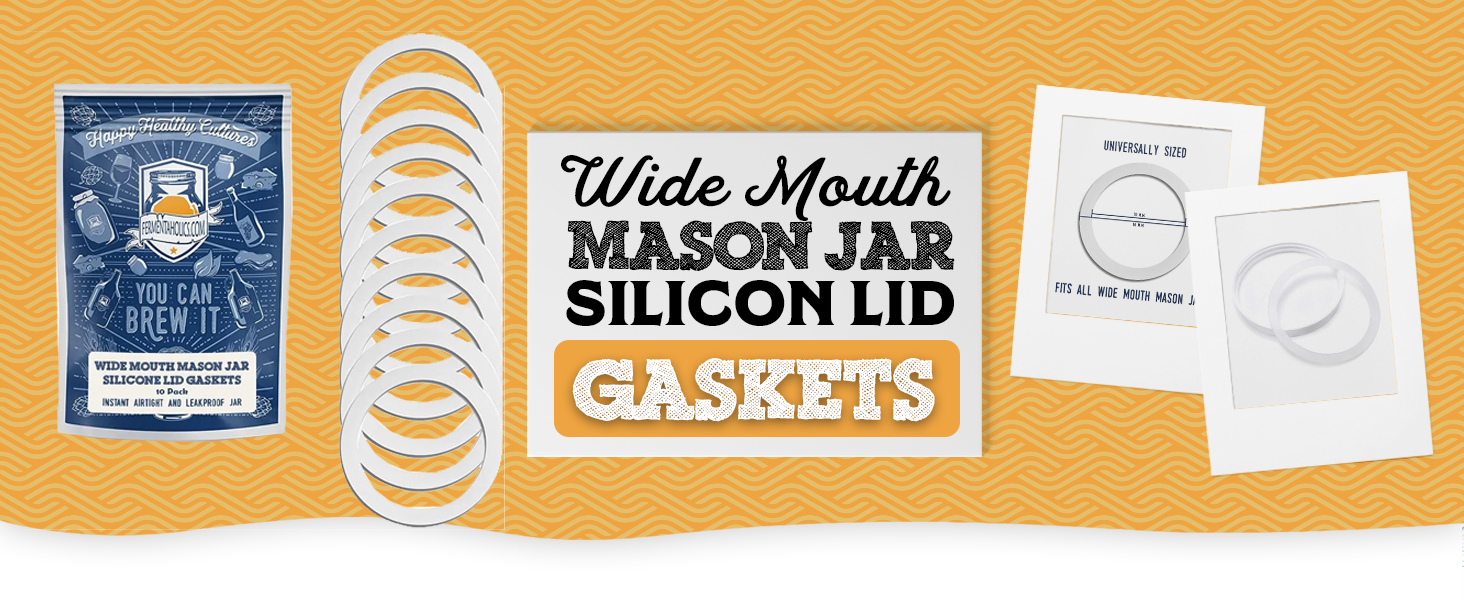gaskets for wide mouth jars