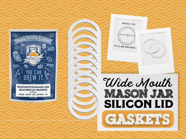 gaskets for wide mouth jars