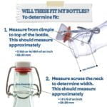 Swing Top Bottle Replacement Caps