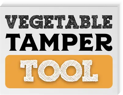 Wooden Vegetable Tamper