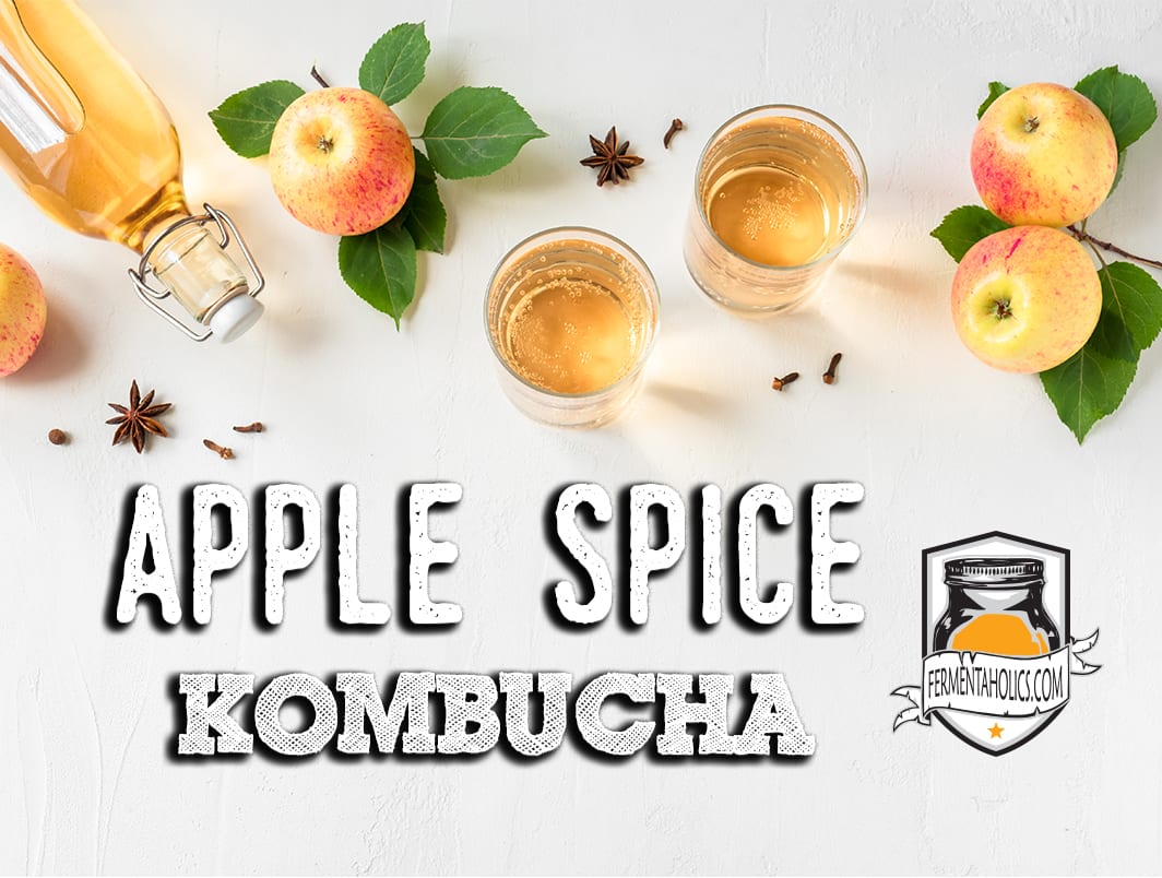 Fall Kombucha Recipe: Apple Spice Kombucha
