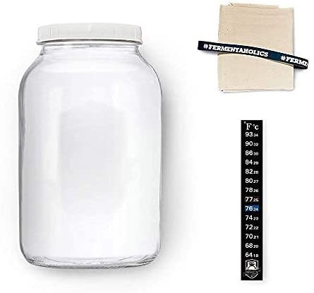 plain gallon glass jar
