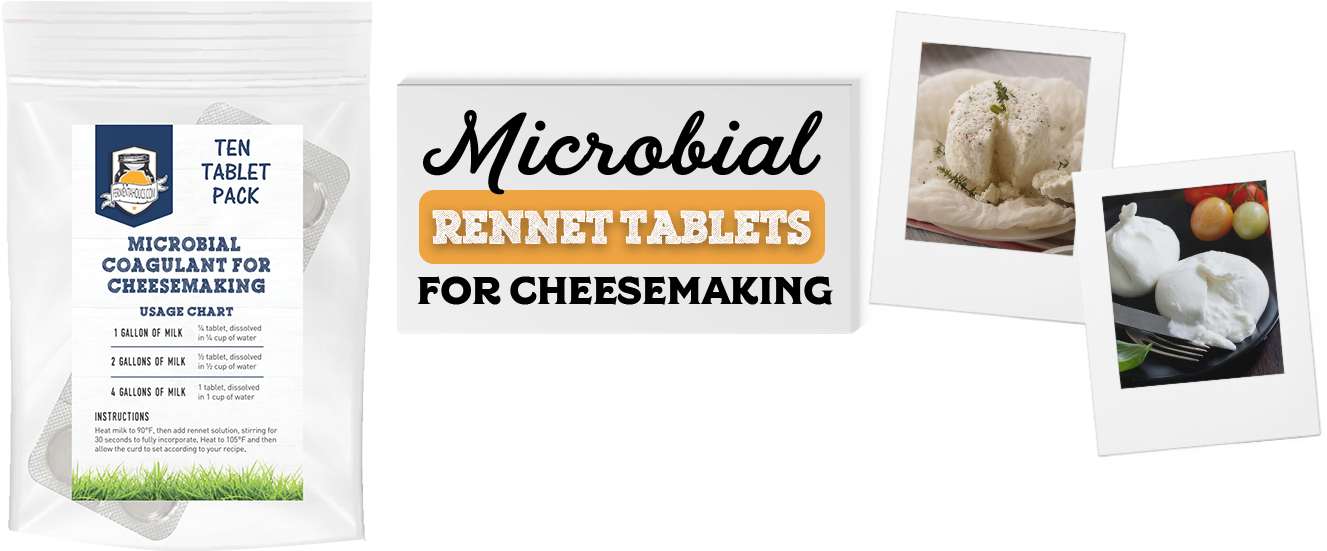 Microbial Rennet Tablets For Cheesemaking