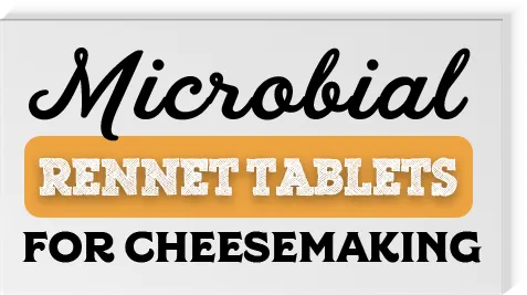 Microbial Rennet Tablets For Cheesemaking