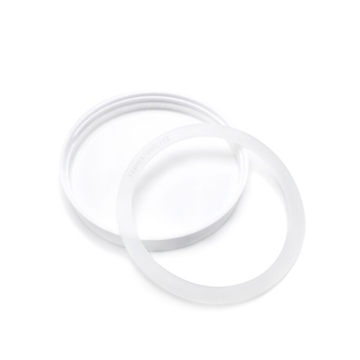 plastic mason jar lid with silicone gasket