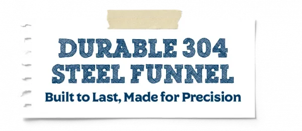 Durable Stainless Steel Funnel
