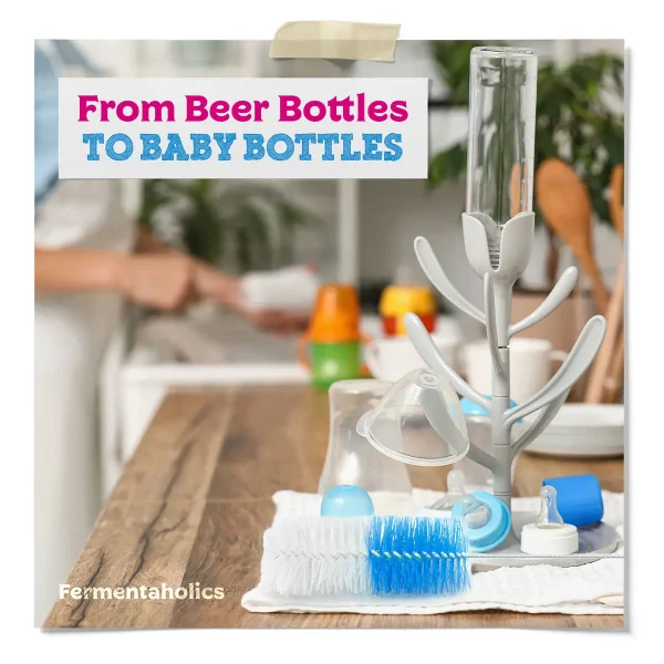 Kombucha Bottle Cleaning Brush