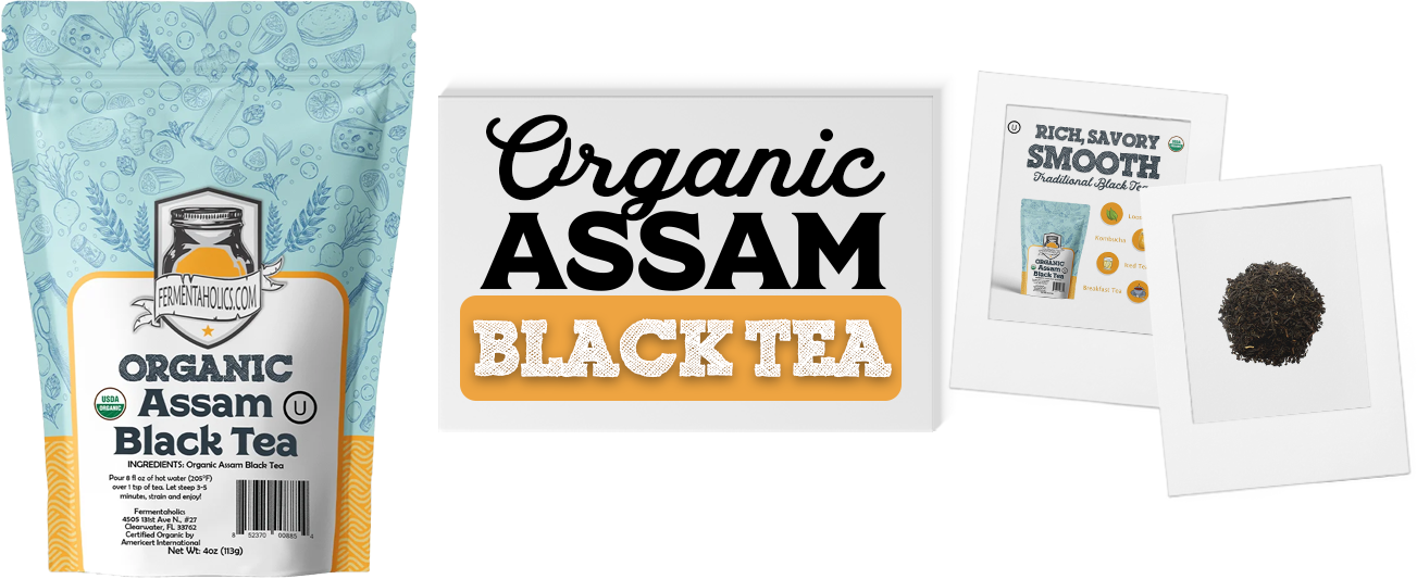 Organic Assam Black Tea - 4 Oz