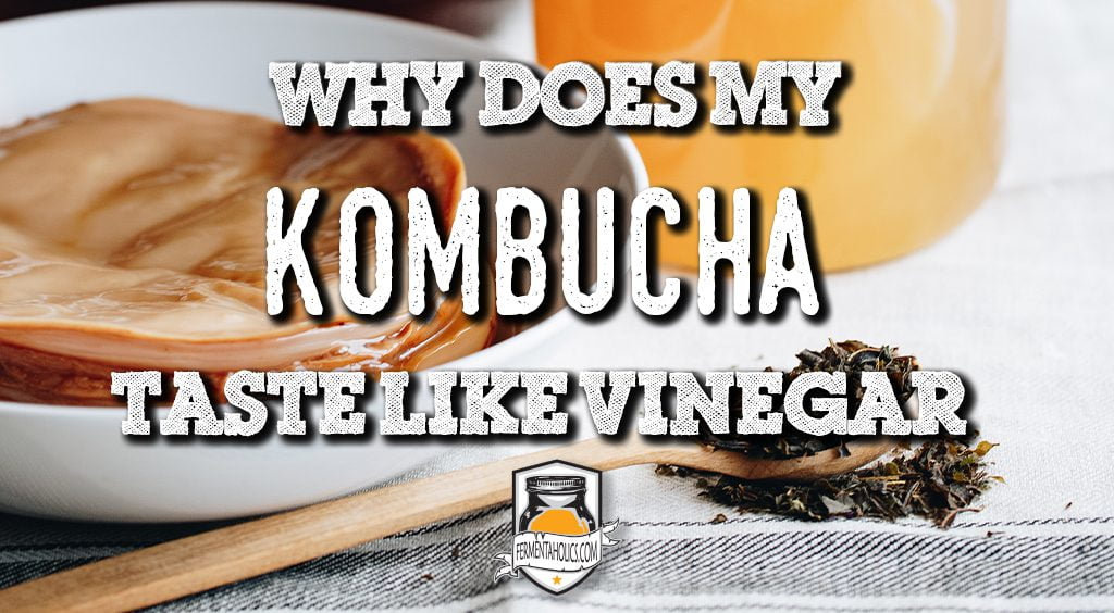 why does my kombucha taste like vinegar