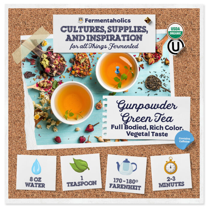 organic gunpowder green tea