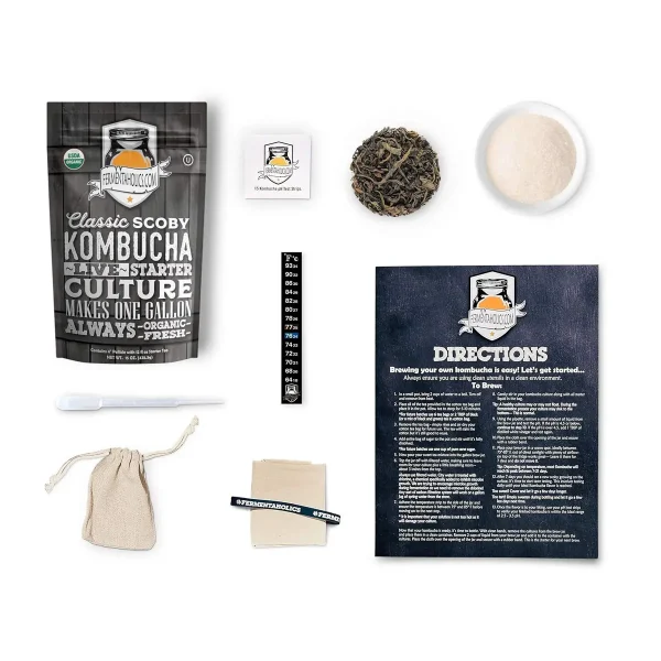 Kombucha Starter Pack Ingredient Kit