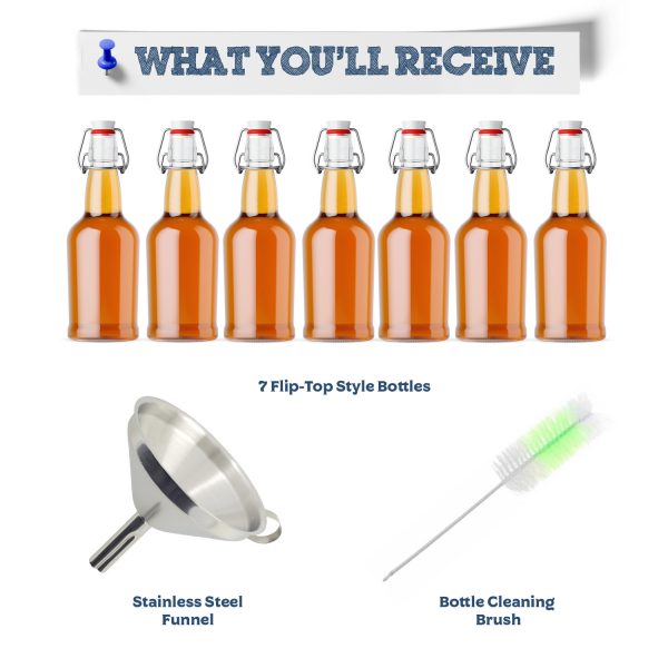 Clear Flip Top Bottling Kit