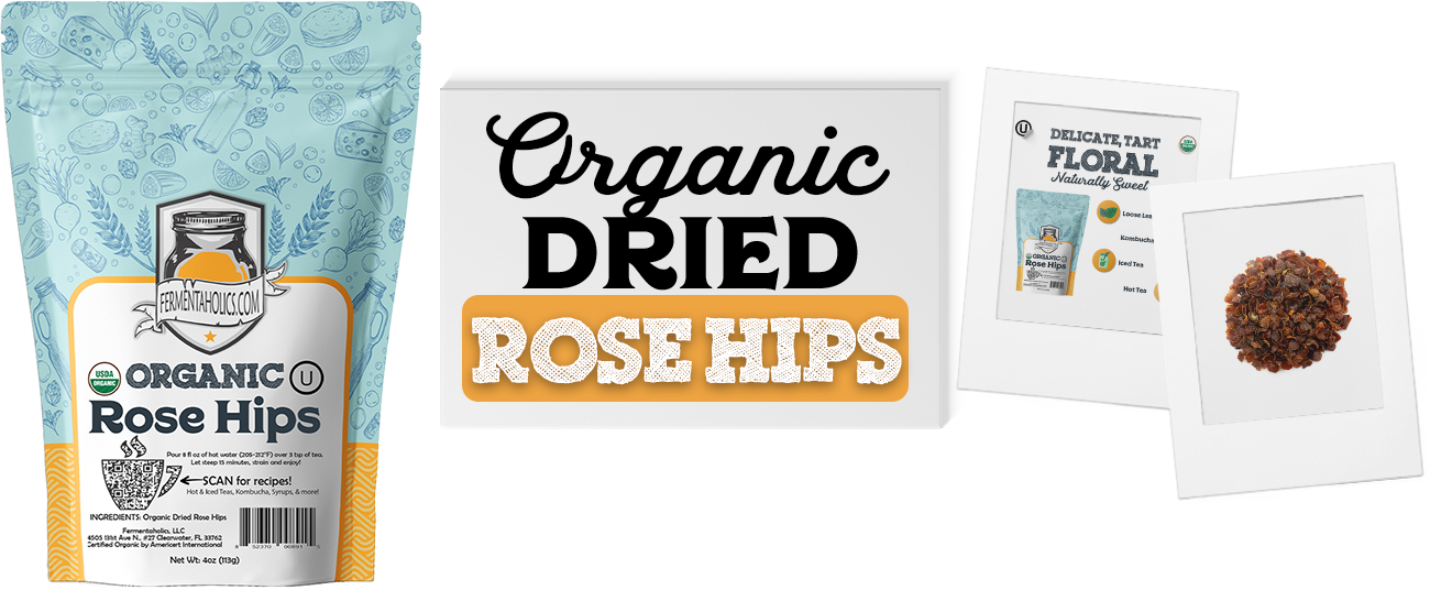 Organic Dried Rosehips Tea