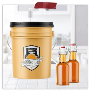 Glass Swing Style Kombucha Bottles