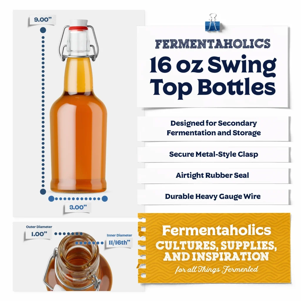 Swing Top Glass Bottles