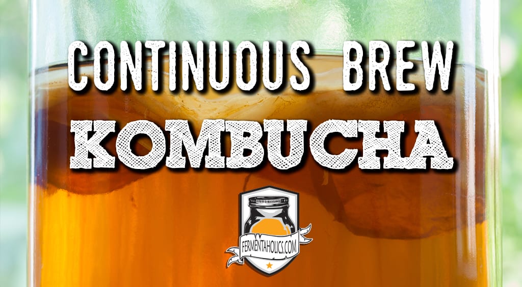 Continuous brew Kombucha