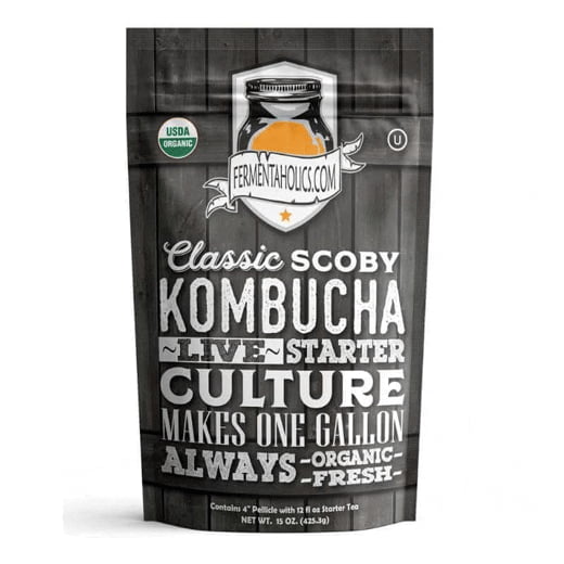 Fermentaholics Classic Scoby Kombucha Live Starter Culture
