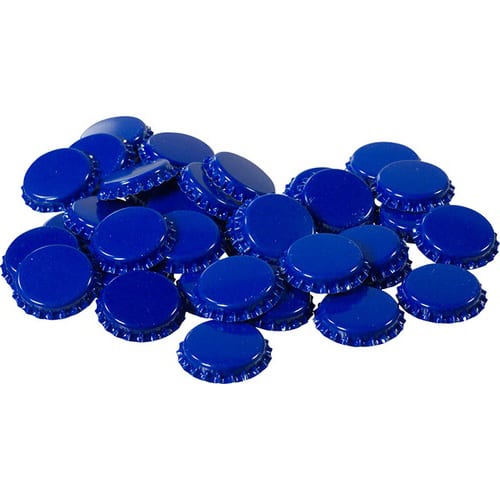 Blue Beer Crown Bottle Caps
