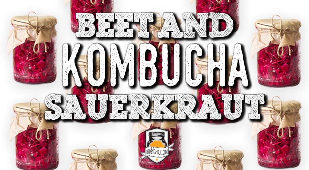 beet and kombucha sauerkraut