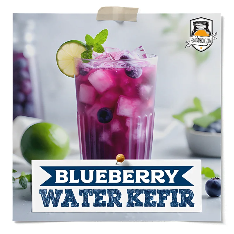 Blueberry Water Kefir Recipe