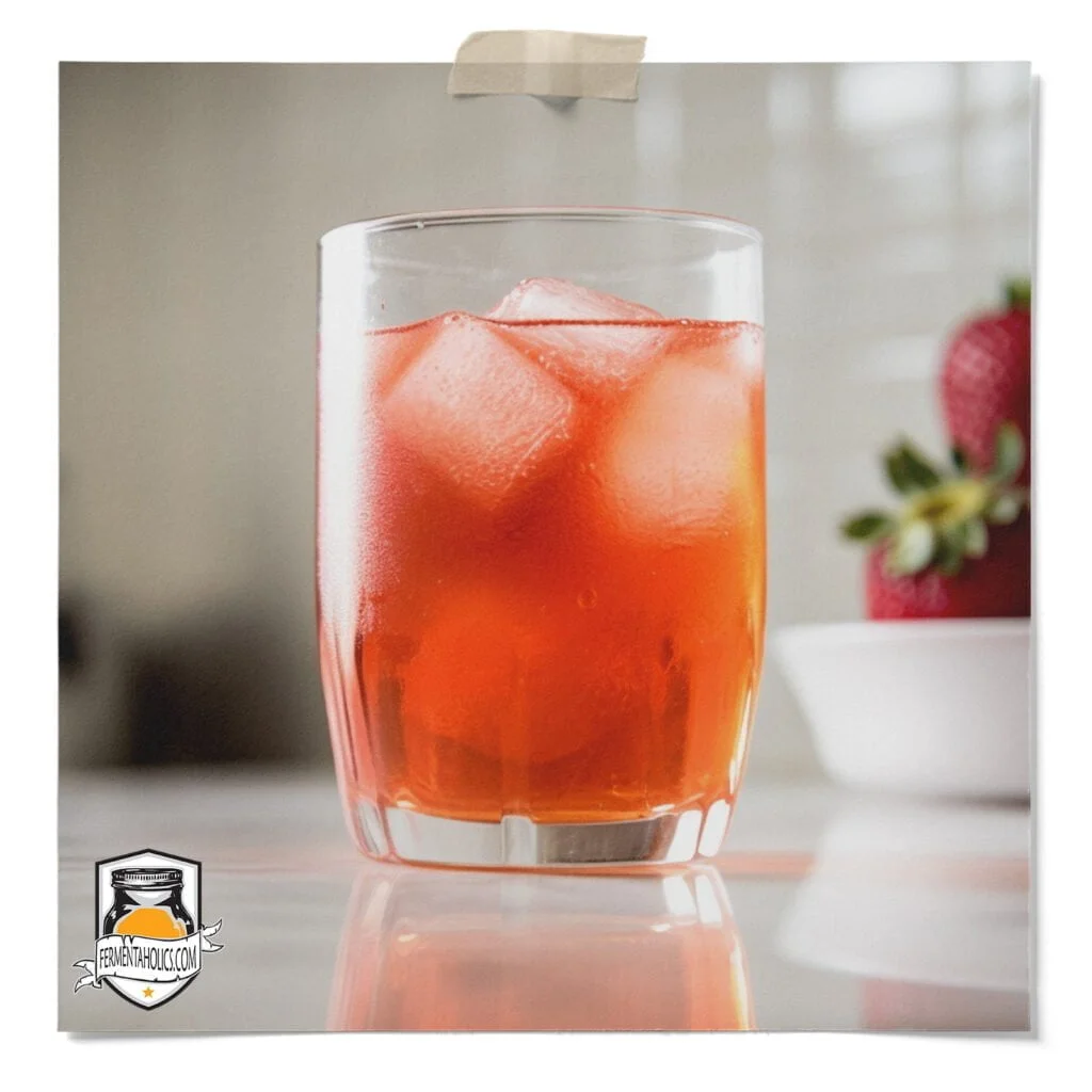 Strawberry Ginger Kombucha