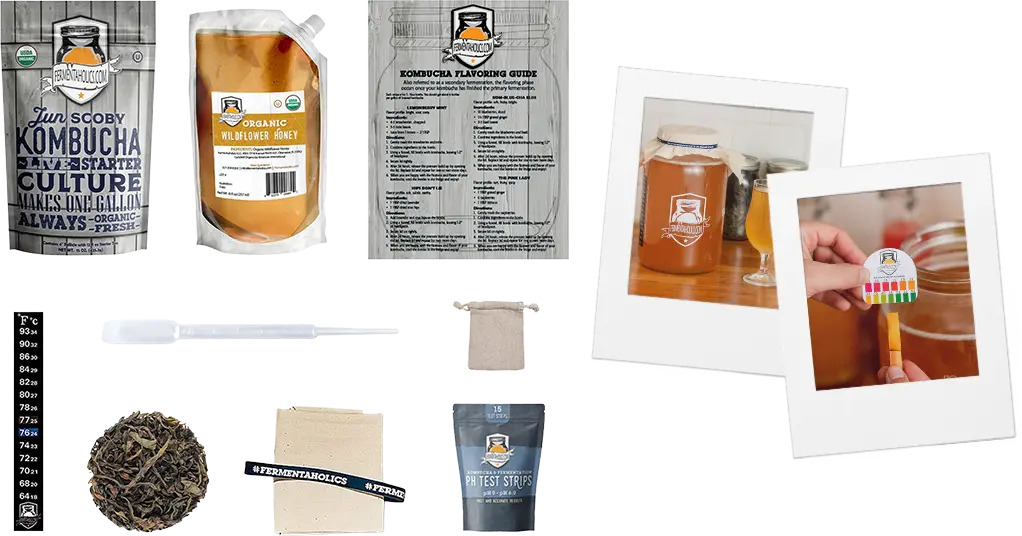 1 Gallon Jun Kombucha Starter Kit