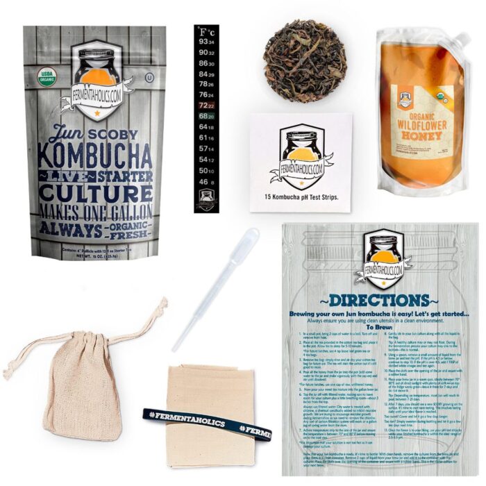 Jun Kombucha Brewing Ingredient Bundle Pack