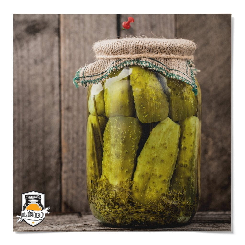 are pickles fermented