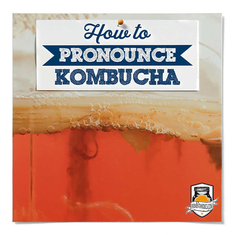 how to pronounce kombucha