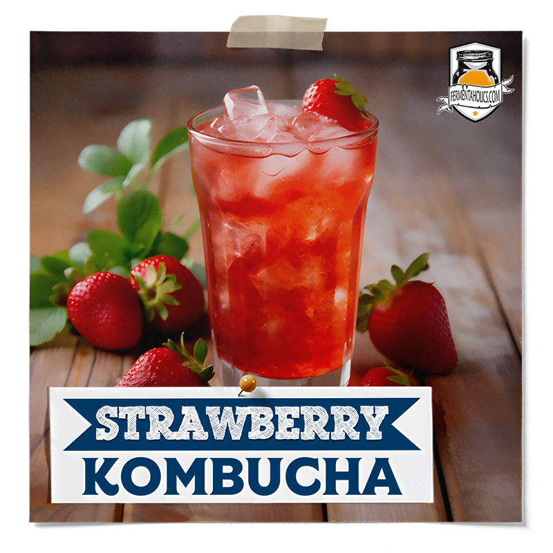 strawberry kombucha recipe