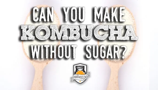 can you make kombucha without sugar
