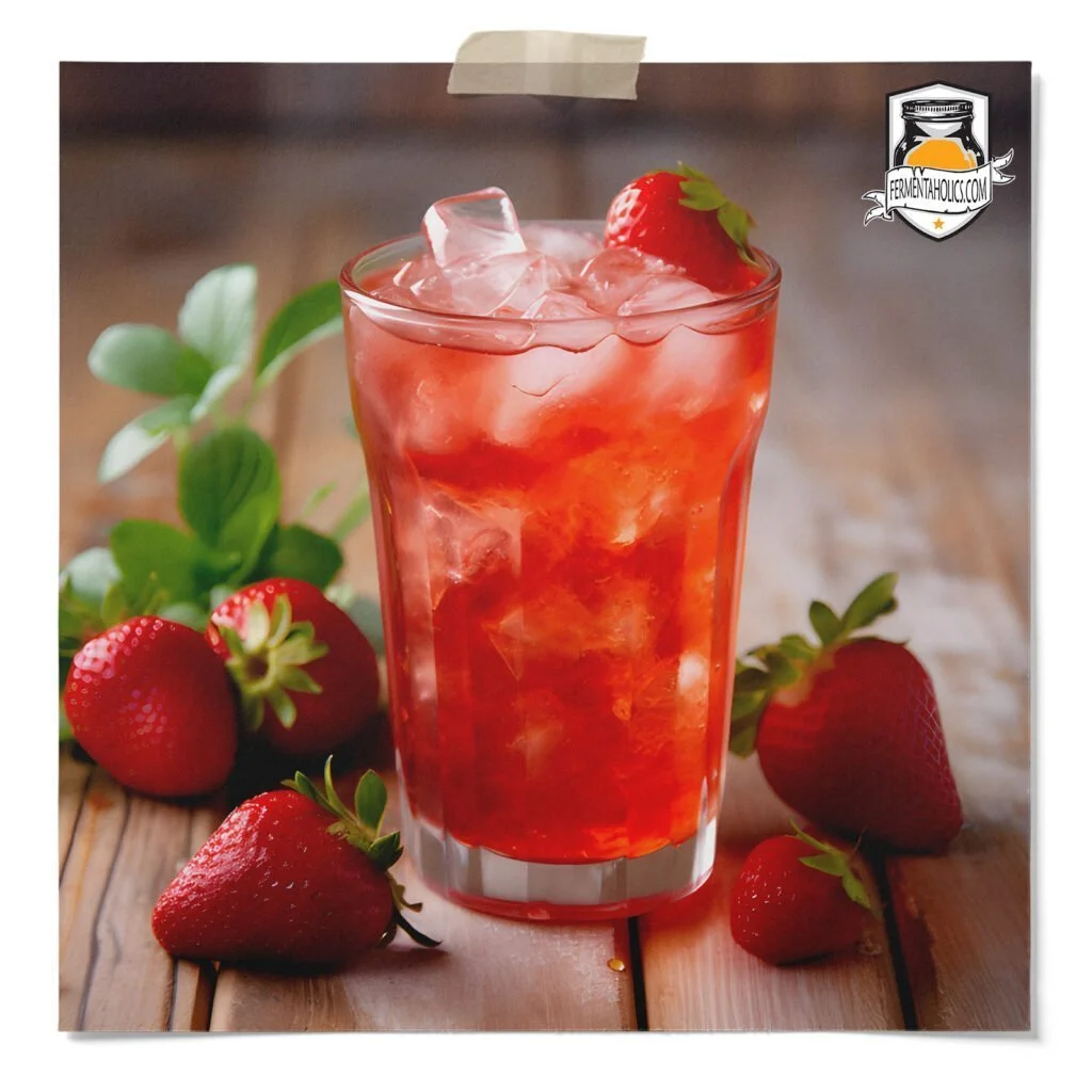 Strawberry Kombucha
