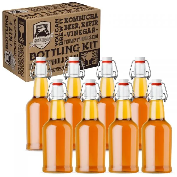 8-Pack Clear Swing Style Bottles