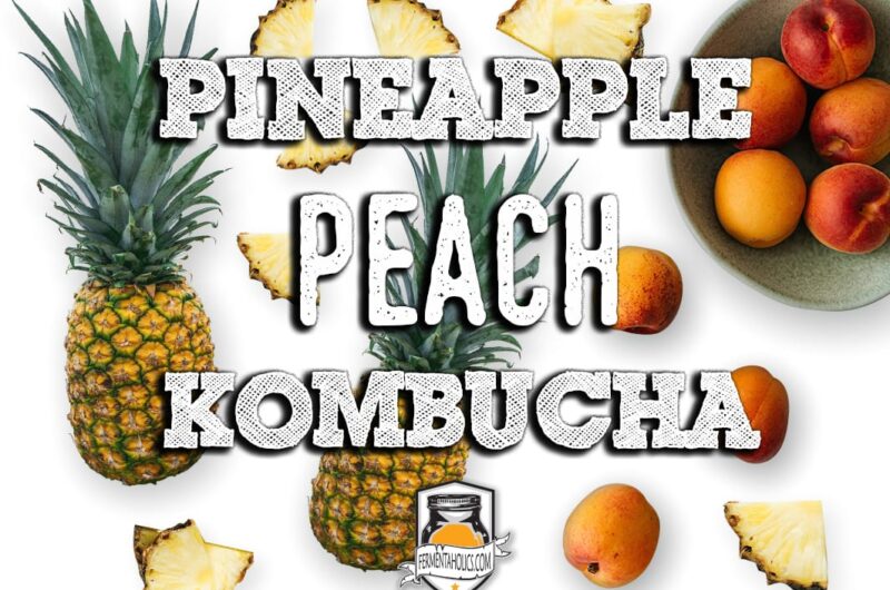 Tropical Bliss A Refreshing Pineapple Peach Kombucha Recipe
