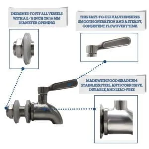 Stainless Steel Replacement Spigot