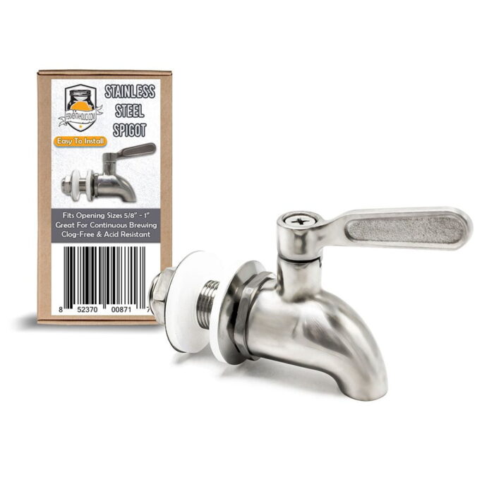 stainless steel spigot with box